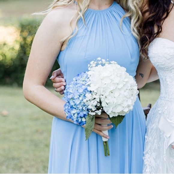 Gorgeous Halter Chiffon Bridesmaid Gown - Picture 3 of 6